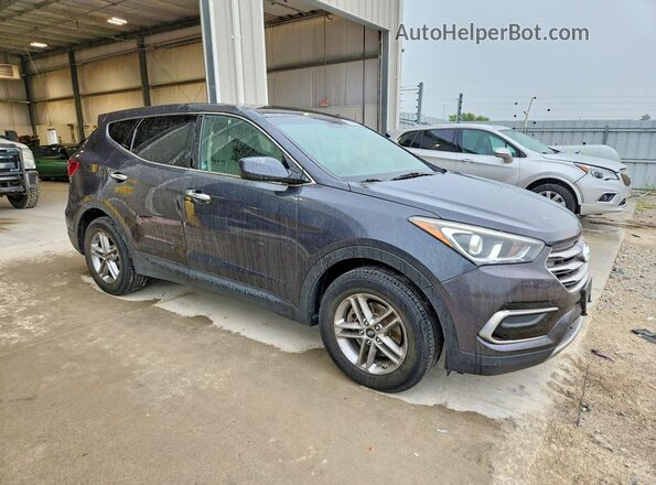5XYZTDLB7HG453587 2017 HYUNDAI SANTA Черный Передняя правая четверть
