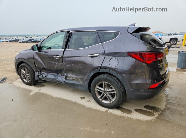5XYZTDLB7HG453587 2017 HYUNDAI SANTA Черный Задняя левая четверть