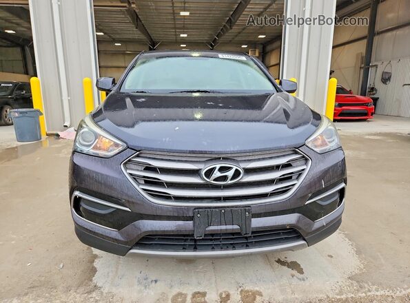 5XYZTDLB7HG453587 2017 HYUNDAI SANTA Черный Вид спереди