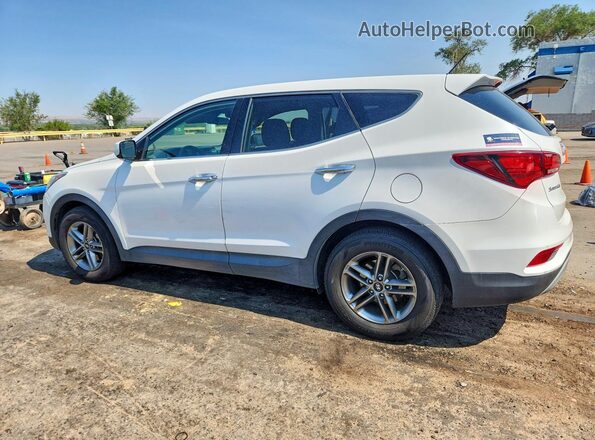 5XYZTDLB7JG552559 2018 HYUNDAI SANTA White უკანა მარცხენა