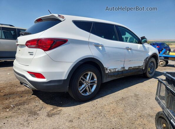 5XYZTDLB7JG552559 2018 HYUNDAI SANTA White უკანა მარჯვენა