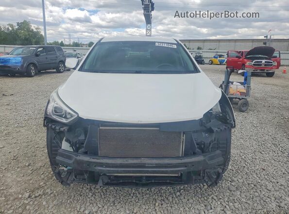 5XYZTDLB8GG368644 2016 HYUNDAI SANTA White Front view