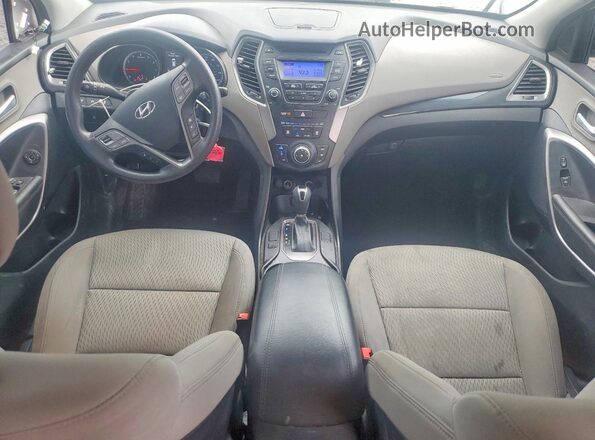 5XYZTDLB8GG368644 2016 HYUNDAI SANTA White Dashboard view