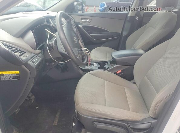 5XYZTDLB8GG368644 2016 HYUNDAI SANTA White Front interior view