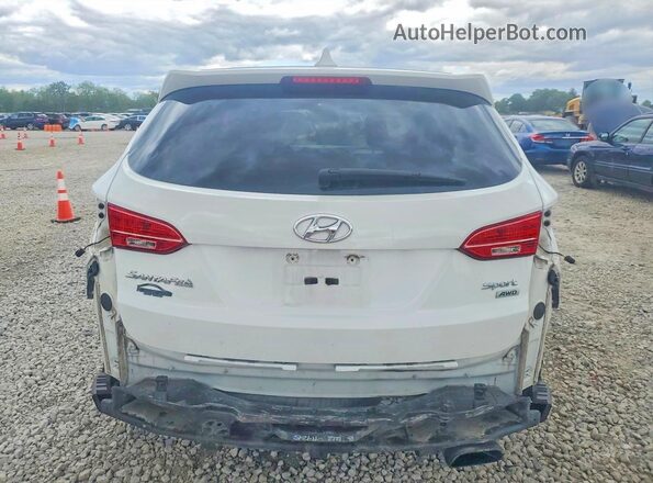5XYZTDLB8GG368644 2016 HYUNDAI SANTA White Rear view