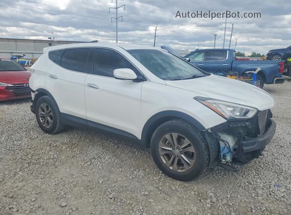 5XYZTDLB8GG368644 2016 HYUNDAI SANTA White Front right