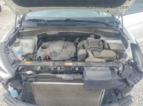 5XYZTDLB8GG368644 2016 HYUNDAI SANTA White Engine compartment view