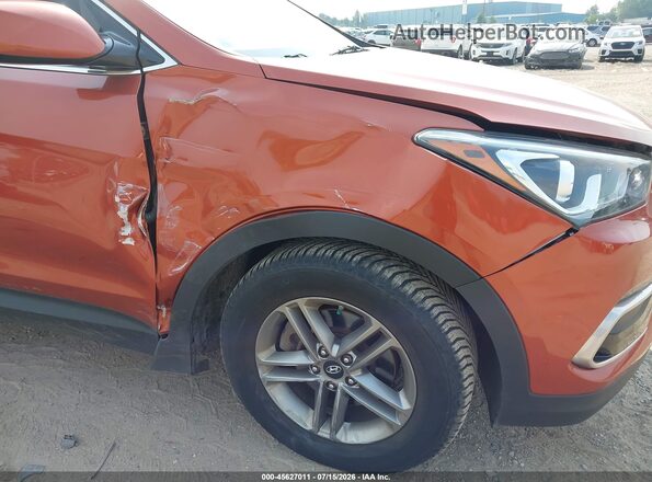 5XYZTDLB8HG391004 2017 HYUNDAI SANTA FE SPORT Orange წინა ხედი
