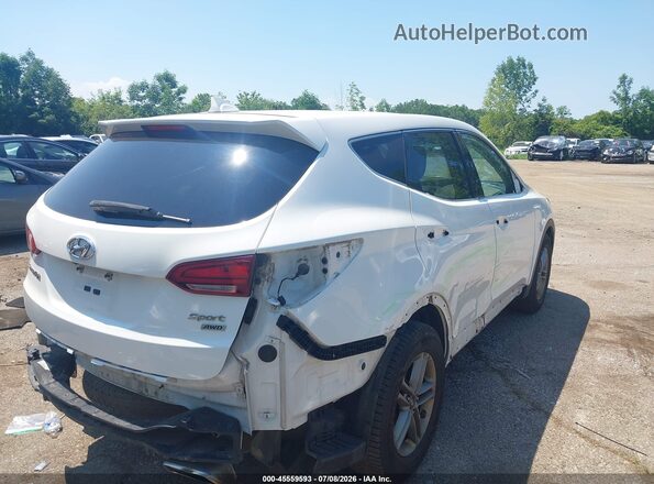 5XYZTDLB8HG403393 2017 HYUNDAI SANTA FE SPORT Белый Задняя правая четверть