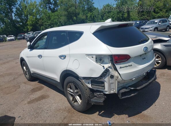 5XYZTDLB8HG403393 2017 HYUNDAI SANTA FE SPORT Белый Задняя левая четверть