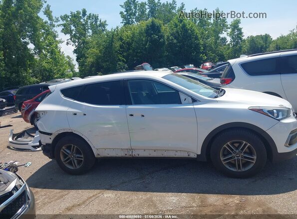 5XYZTDLB8HG403393 2017 HYUNDAI SANTA FE SPORT Белый Панорамный вид салона 360°