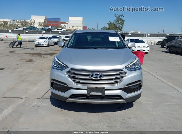 5XYZTDLB8HG459253 2017 HYUNDAI SANTA FE SPORT Silver Вид щитка приладів
