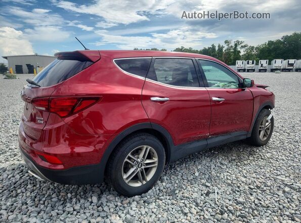 5XYZTDLB9JG531048 2018 HYUNDAI SANTA Red უკანა მარჯვენა