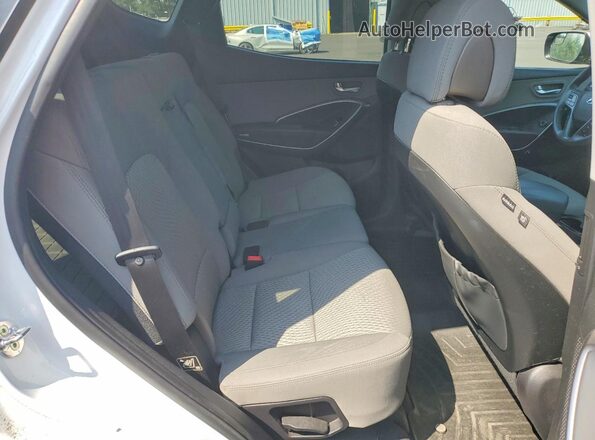 5XYZTDLB9JG560596 2018 HYUNDAI SANTA Белый Вид задних сидений