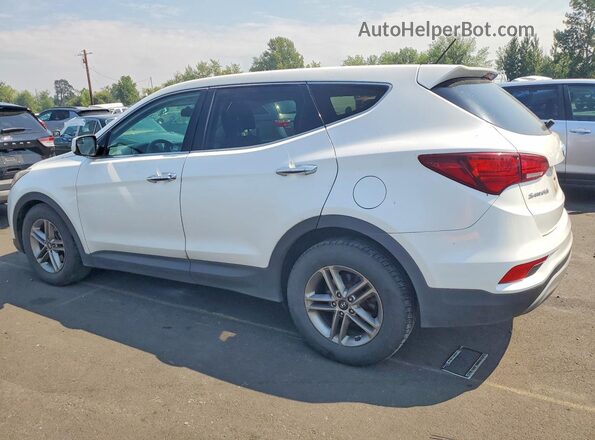 5XYZTDLB9JG560596 2018 HYUNDAI SANTA Белый Задняя левая четверть