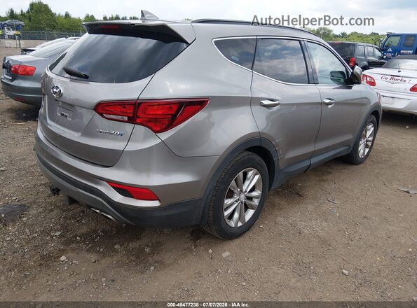 5XYZU3LA4HG389782 2017 HYUNDAI SANTA FE SPORT Gray Задня права чверть
