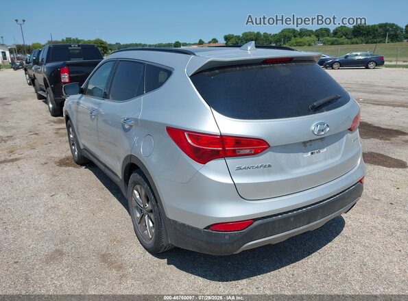 5XYZU3LB0GG315377 2016 HYUNDAI SANTA FE SPORT Silver Задня ліва чверть
