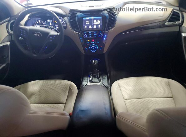 5XYZU3LB0HG402682 2017 HYUNDAI SANTA Красный Вид панели приборов