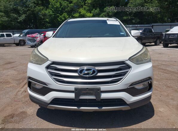5XYZU3LB0HG436492 2017 HYUNDAI SANTA FE SPORT White Vista del cuadro de instrumentos