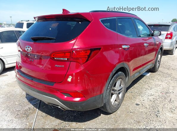 5XYZU3LB0HG491055 2017 HYUNDAI SANTA FE SPORT Red Trasero derecho