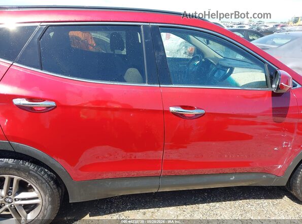 5XYZU3LB0HG491055 2017 HYUNDAI SANTA FE SPORT Red Vista interior trasera