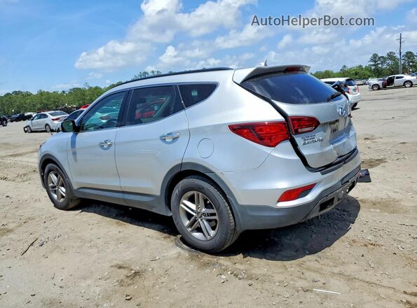 5XYZU3LB0JG538056 2018 HYUNDAI SANTA Silver Rear left