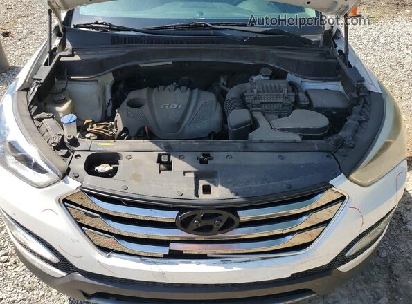 5XYZU3LB1GG308910 2016 HYUNDAI SANTA White Շարժիչի բաժամունքի տեսք