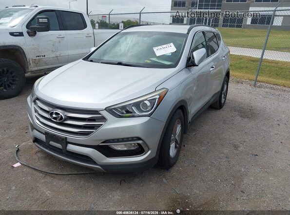 5XYZU3LB1HG425775 2017 HYUNDAI SANTA FE SPORT Серебряный Передняя левая четверть