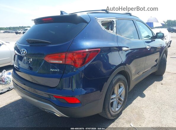 5XYZU3LB1HG452975 2017 HYUNDAI SANTA FE SPORT Blue Tył prawy