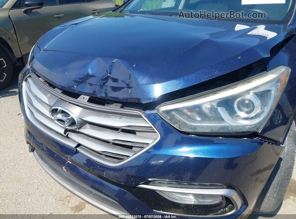 5XYZU3LB1HG452975 2017 HYUNDAI SANTA FE SPORT Blue Widok z przodu