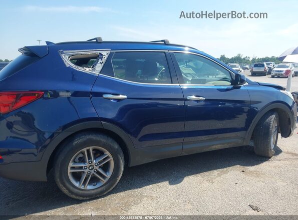 5XYZU3LB1HG452975 2017 HYUNDAI SANTA FE SPORT Blue Widok wnętrza z tyłu