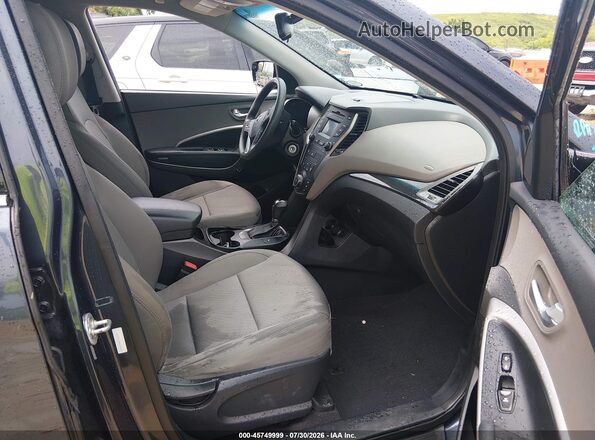 5XYZU3LB2GG336344 2016 HYUNDAI SANTA FE SPORT Blue Front interior view