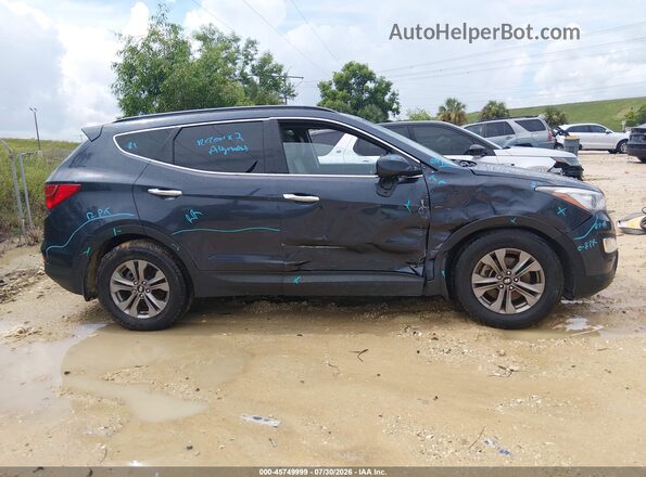 5XYZU3LB2GG336344 2016 HYUNDAI SANTA FE SPORT Blue Rear interior view