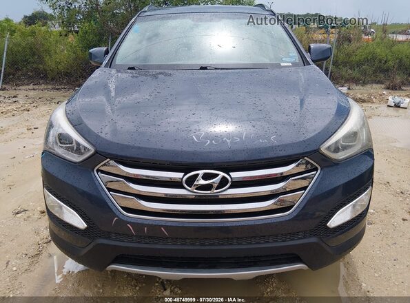 5XYZU3LB2GG336344 2016 HYUNDAI SANTA FE SPORT Blue Instrument cluster view
