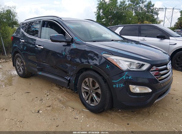 5XYZU3LB2GG336344 2016 HYUNDAI SANTA FE SPORT Blue Front view