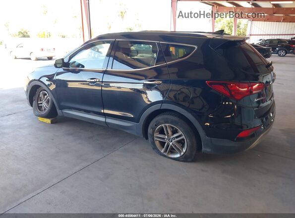 5XYZU3LB2HG407205 2017 HYUNDAI SANTA FE SPORT Black Задня ліва чверть