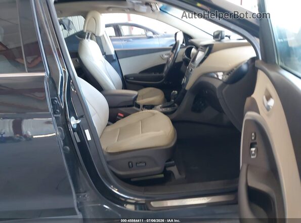 5XYZU3LB2HG407205 2017 HYUNDAI SANTA FE SPORT Black Вид салону спереду