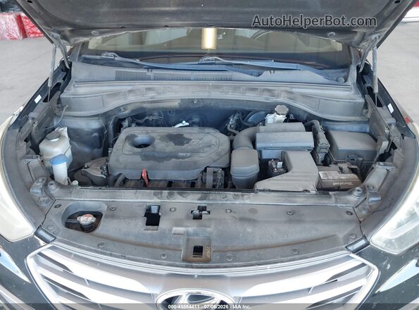 5XYZU3LB2HG407205 2017 HYUNDAI SANTA FE SPORT Black Вид ззаду