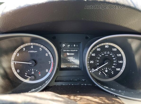 5XYZU3LB2HG429298 2017 HYUNDAI SANTA Black Vista del cuadro de instrumentos