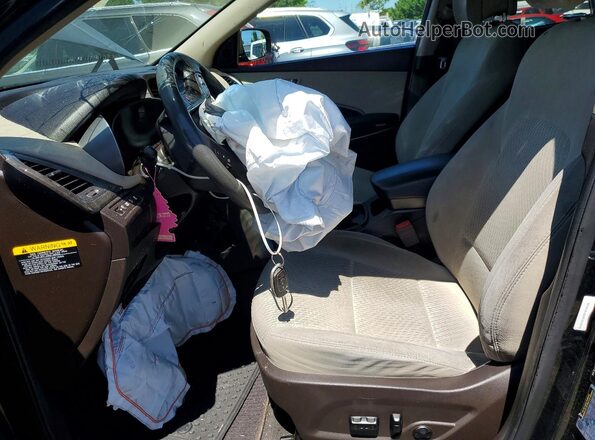 5XYZU3LB2HG429298 2017 HYUNDAI SANTA Black Vista interior delantera