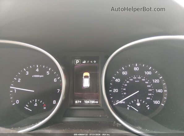 5XYZU3LB2HG454508 2017 HYUNDAI SANTA FE SPORT Blue Հետևի նստատեղերի տեսք