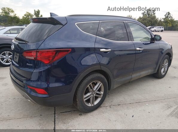 5XYZU3LB2HG454508 2017 HYUNDAI SANTA FE SPORT Blue Հետևի աջ
