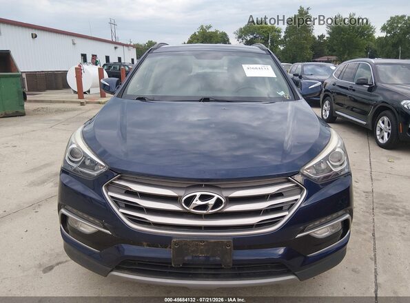 5XYZU3LB2HG454508 2017 HYUNDAI SANTA FE SPORT Blue Սարքավորումների վահանակի տեսք