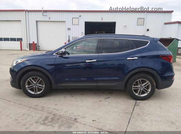 5XYZU3LB2HG454508 2017 HYUNDAI SANTA FE SPORT Blue Սալոնի 360 աստիճան տեսք