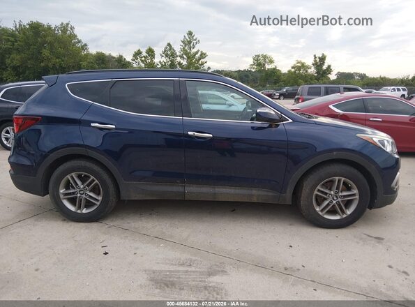 5XYZU3LB2HG454508 2017 HYUNDAI SANTA FE SPORT Blue Սալոնի հետևի տեսք