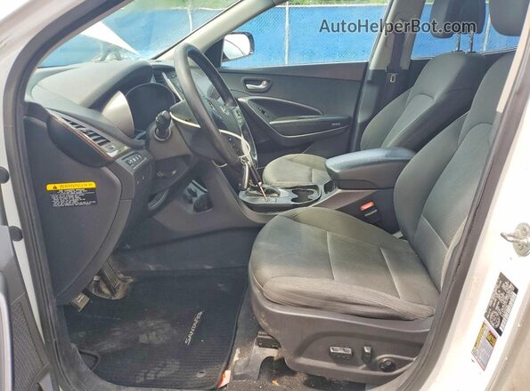5XYZU3LB3HG452640 2017 HYUNDAI SANTA White Front interior view
