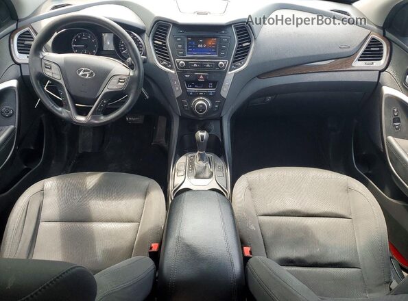 5XYZU3LB3HG452640 2017 HYUNDAI SANTA White Dashboard view
