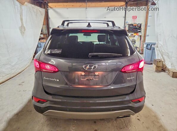 5XYZU3LB4JG508106 2018 HYUNDAI SANTA Charcoal Widok z tyłu