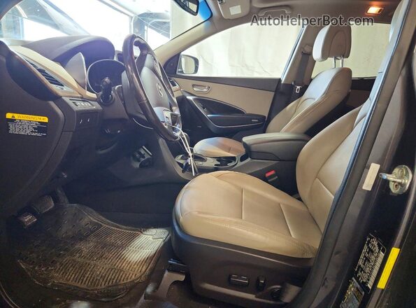 5XYZU3LB4JG508106 2018 HYUNDAI SANTA Charcoal Widok wnętrza z przodu