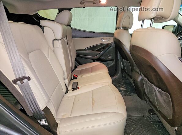5XYZU3LB4JG508106 2018 HYUNDAI SANTA Charcoal Widok wnętrza z tyłu